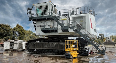 Liebherr R 9400 E electric-drive excavator