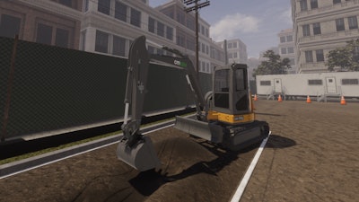 CM Labs Mini Excavator Simulator Training Program