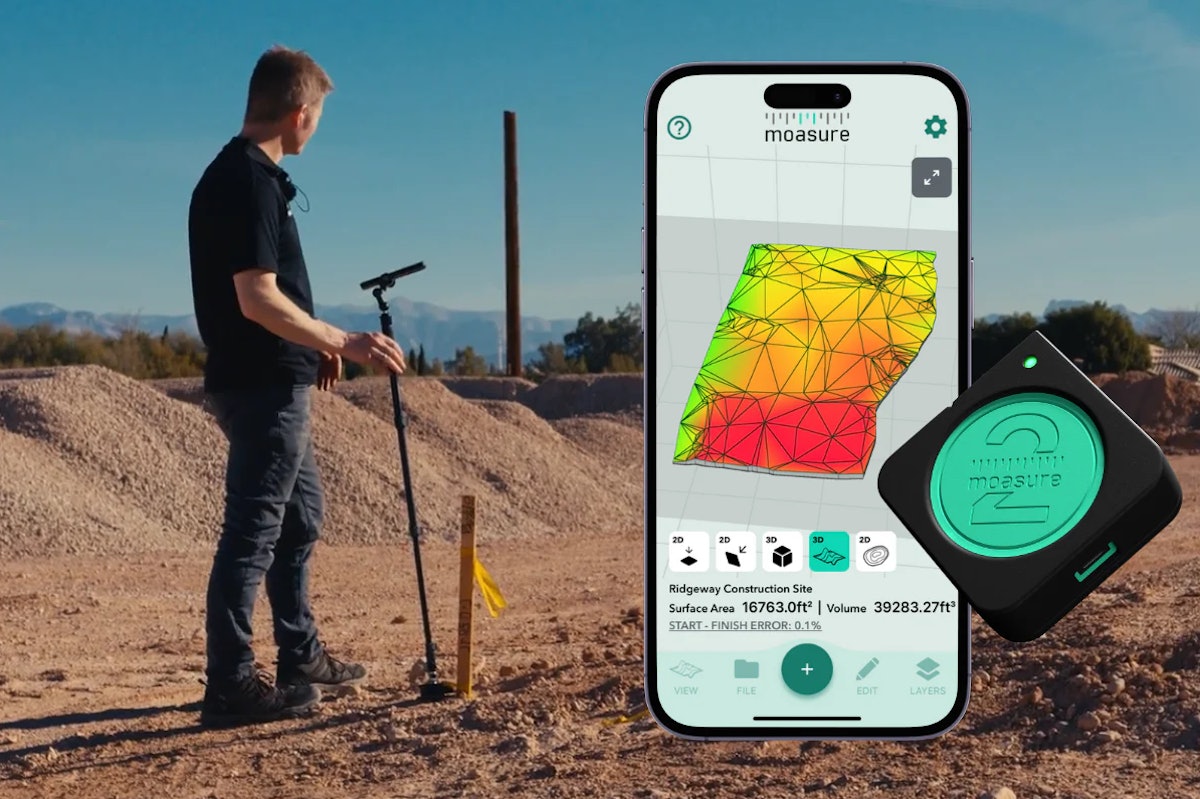 Moasure 2 Series Makes Measuring Jobsites as Easy as Walking