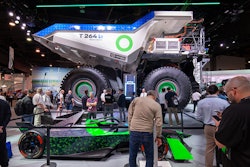 liebherr autonomous electric t264 dump truck at Minexpo