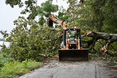 crews work to clear trees from South Carolina roads