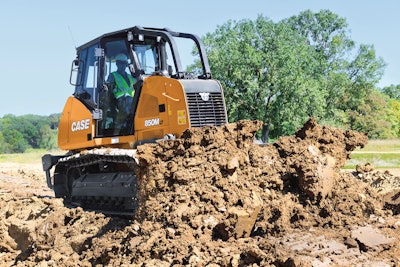 CASE 850M Dozer pushing dirt
