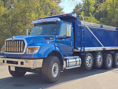 blue International HV truck