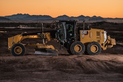 Caterpillar motor grader