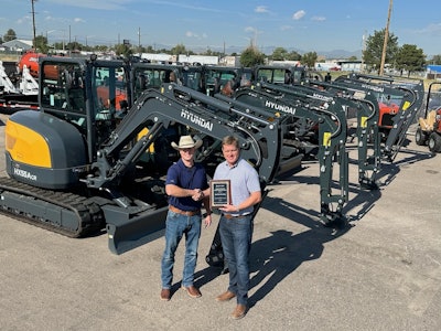 ditch witch of the rockies accepting hyundai ce plaque