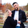 Justin Delgado poses with a woman