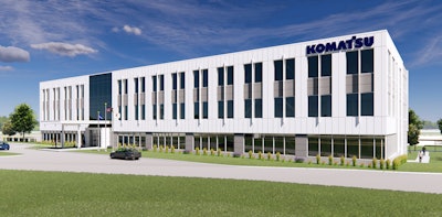 a rendering of the new Peoria offices