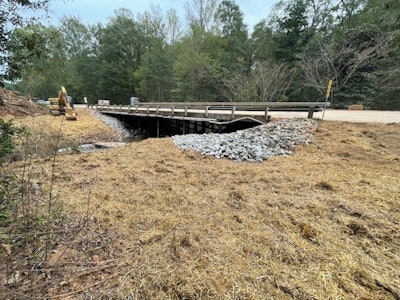 the newly opened shady grove bridge in south carolina