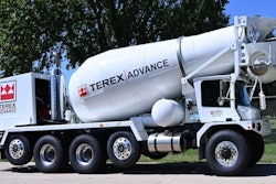 a Terex Advance Commander concrete mixer