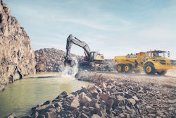 volvo construction machines at work