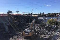 demolition of the washington bridge in East Providence