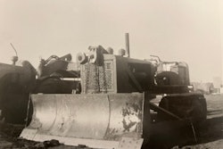 1963 black and white photo 1954 Allis-Chalmers HD-15 dozer