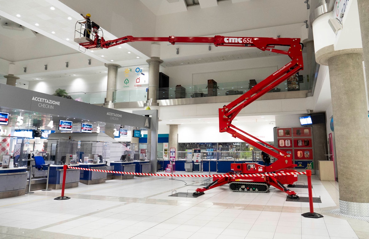 CMC’s New 65L Compact, Tracked Aerial Lift Can Work at 65 Feet