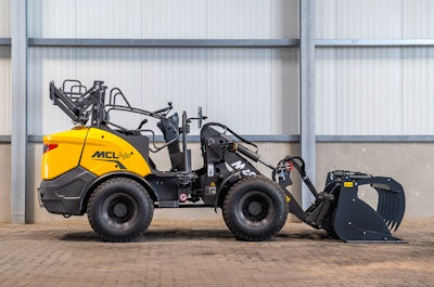 Mecalac MCL small articulated loader with Folding Canopy
