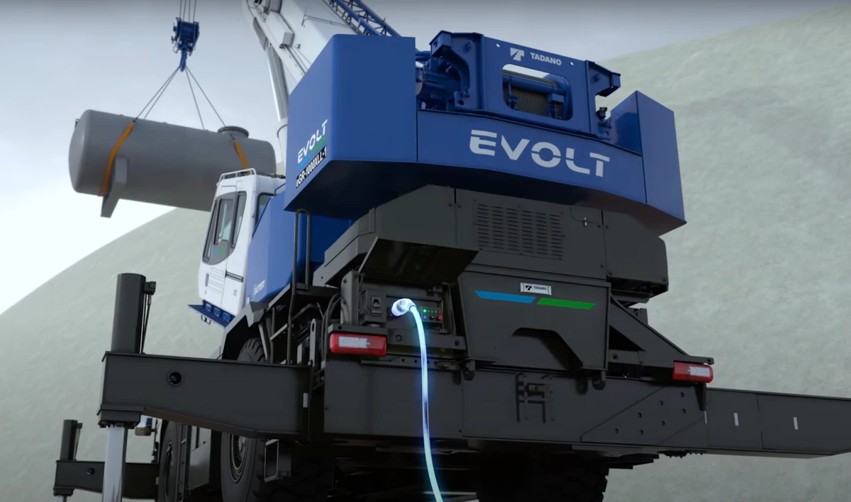 Tadano launches first electric rough-terrain crane on U.S. market