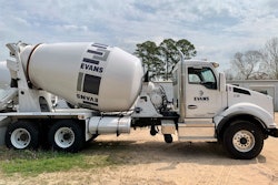 an evans concrete cement truck
