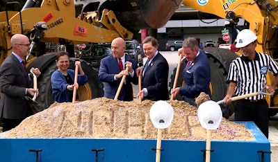Texas DOT officials break ground on the I-45 project