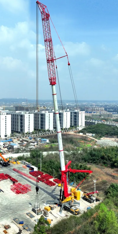 the Sany SAC40000T after setup