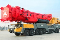 the sany SAC40000T all-terrain crane