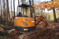 Stolen Case CX370 mini excavator
