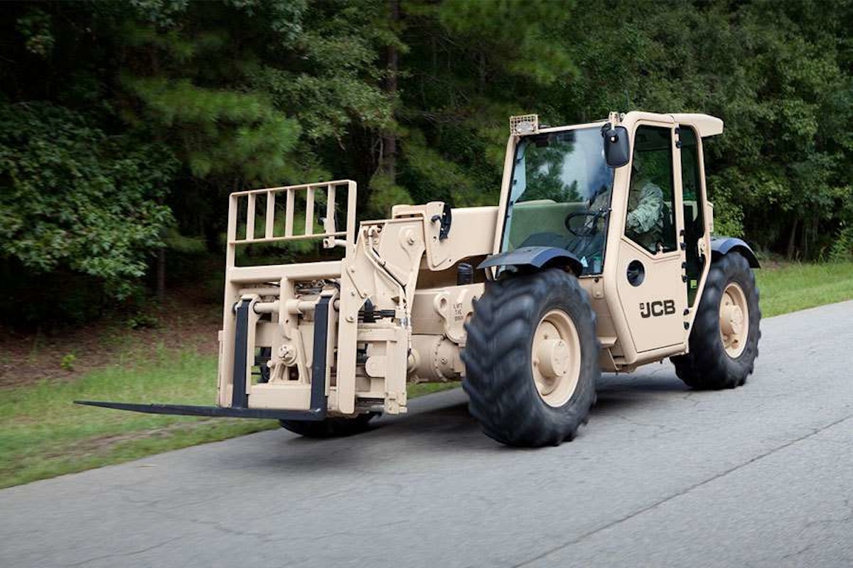 JCB Rolls Out its 1,000th Rough-Terrain Telehandler for U.S. Army