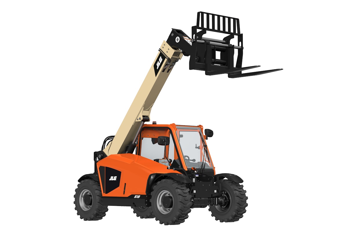 JLG Intros Redesigned 519 Telehandler with 5,500-Pound Lift Capacity ...
