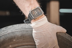 Man wearing a Njord Gear Indestructible Smartwatch