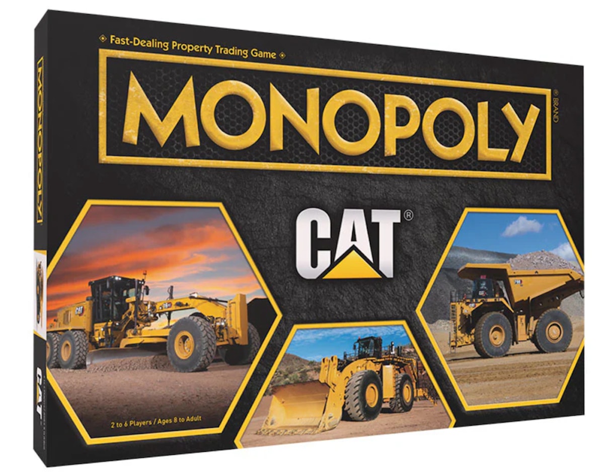 11th Day of Construction Gifts: A Caterpillar Version of "Monopoly" Board Game