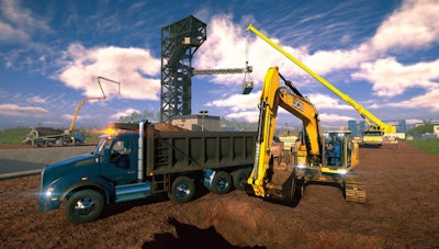 machines in construction simulator