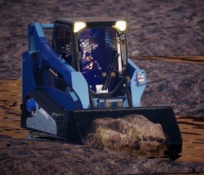 a compact track loader with Dana Inc. parts