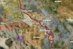 a map of the future Interstate 11 corridor