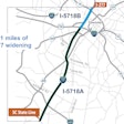 south express lanes project map