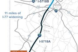 south express lanes project map