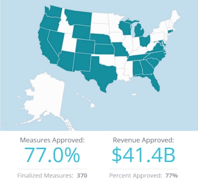 map of transportation voting results