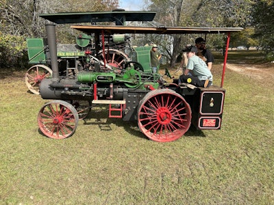 half-scale replica of a Case tractor