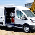 Sage Oil Vac Service Lube Van on a jobsite