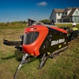 Ditch Witch JT21 horizontal directional drill at a residential jobsite