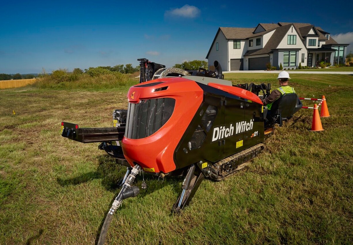 Ditch Witch Intros Faster, More Powerful JT21 Horizontal Directional Drill