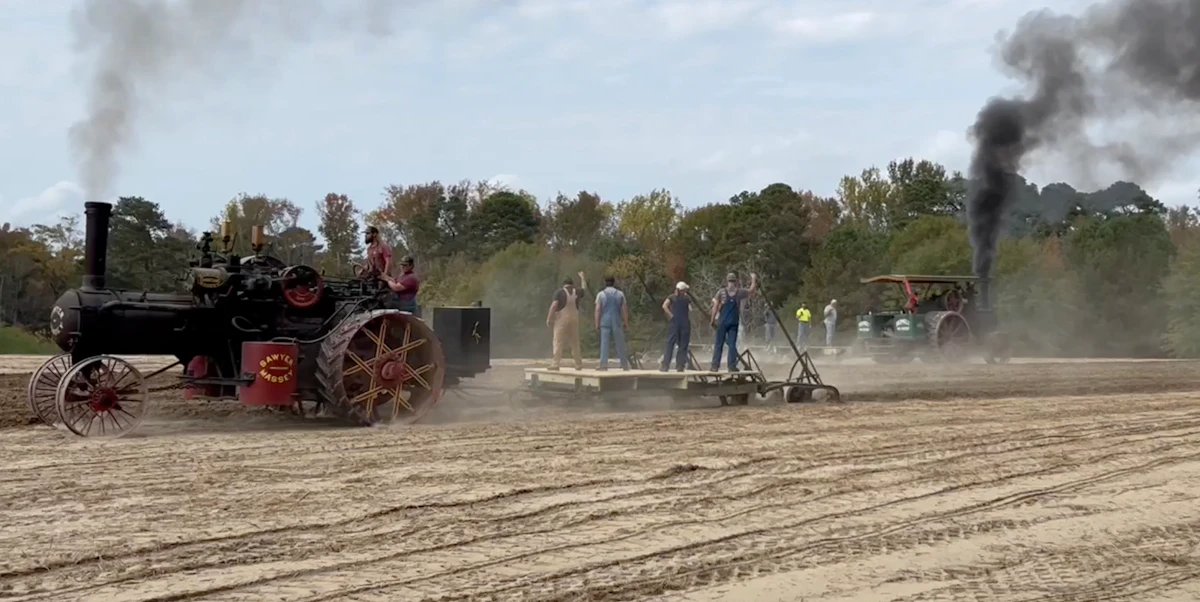 Steam Tractor Exploding Awesome Steam Machines! 100-Year-Old Tractors Can Still Plow a Field ...
