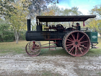side view Rumely 40-140 HP steam tractor
