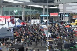 aerial view outdoor crowd world of concrete 2024