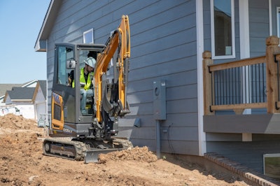 case CX25EV electric mini excavator