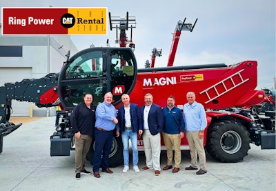 several men around a magni telehandler