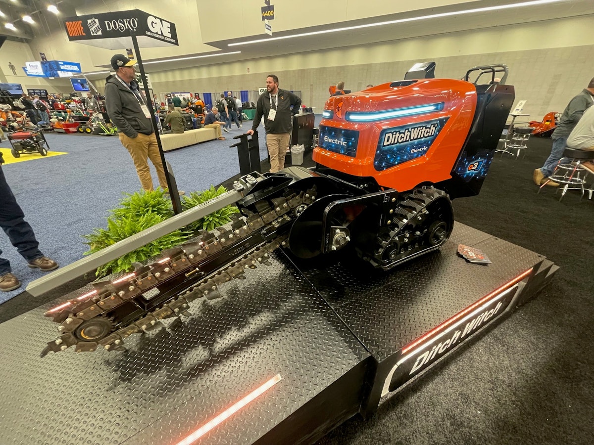 The Ditch Witch c3E: The Industry's First Electric Trencher