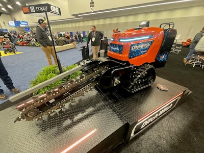 Ditch Witch c3E, the Industry’s First Electric Trencher