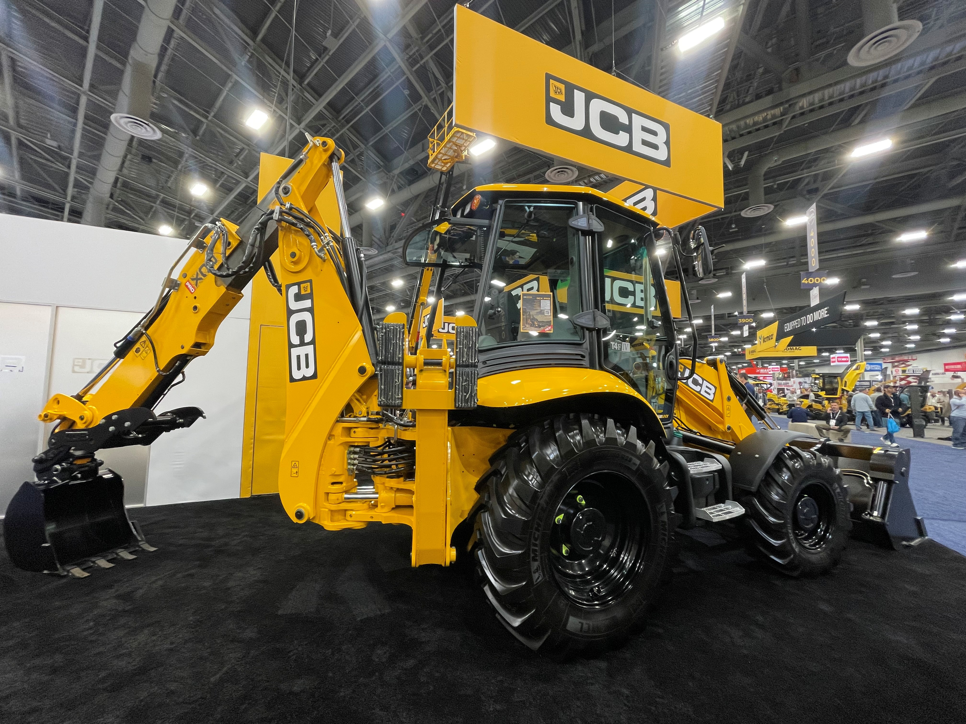JCB 3CX Backhoe at ARA Show