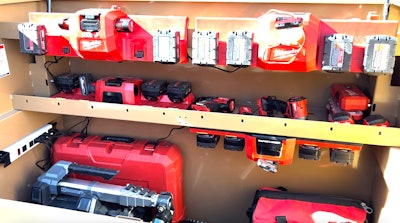 Milwaukee Tool M18 M12 rapid charge gang box