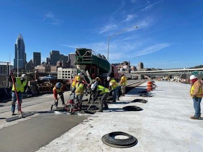 men at work on big mac bridge