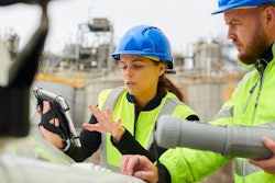 man and woman working on jobsite
