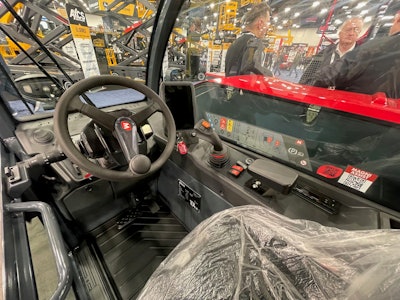 Cab of Magni TH 6.19 Telehandler